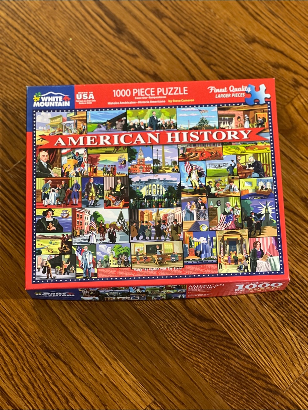 New White Mountain American History 1000-Piece Puzzle